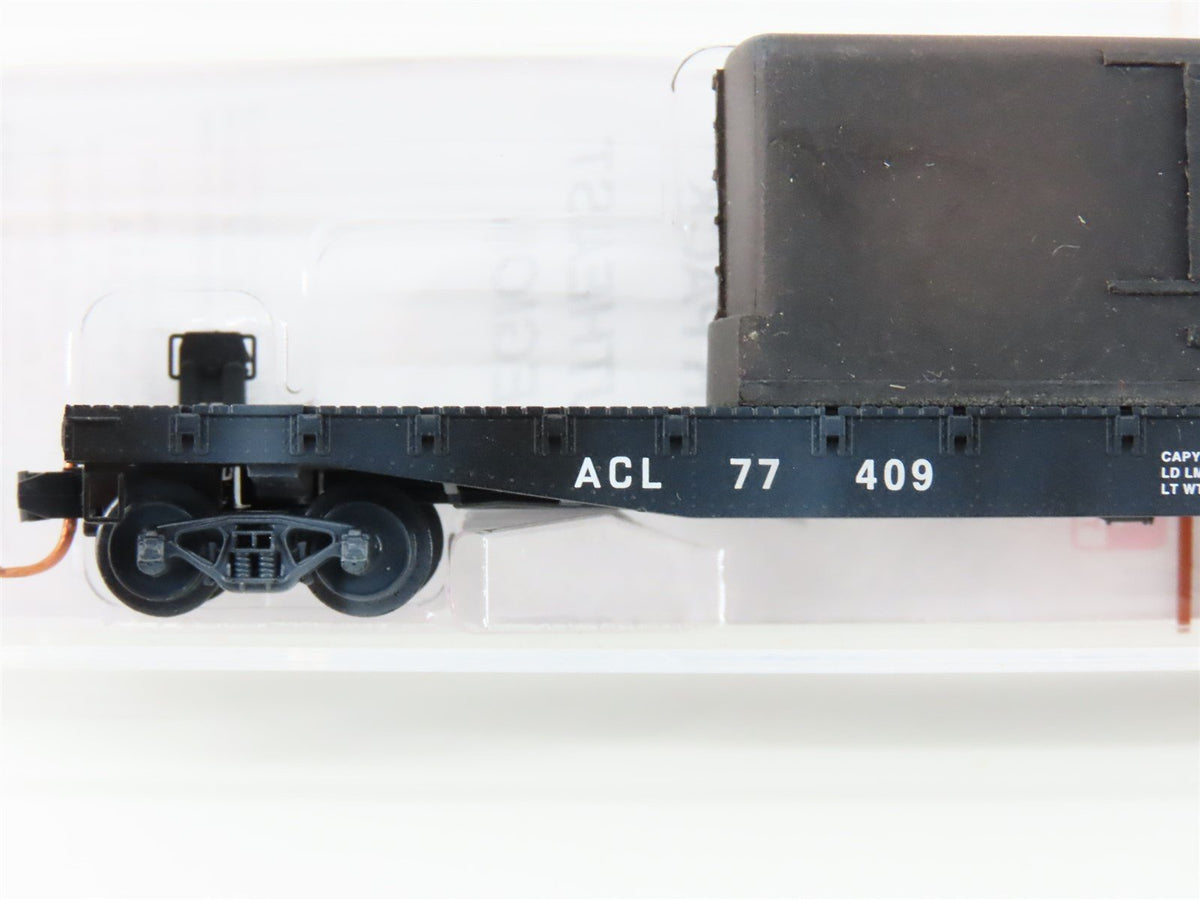 N Micro-Trains MTL 04544350 ACL Atlantic Coast Line 50&#39; Flatcar #77409 WEATHERED