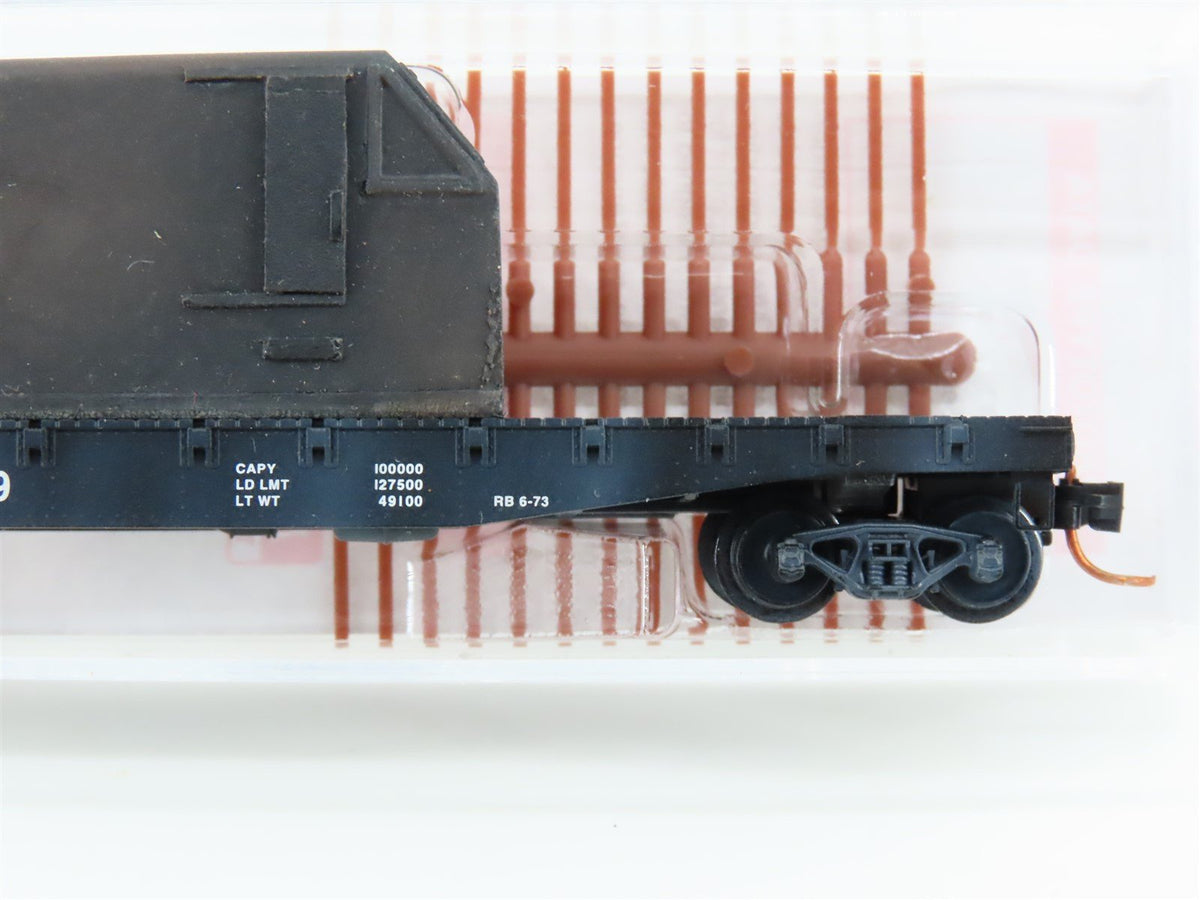 N Micro-Trains MTL 04544350 ACL Atlantic Coast Line 50&#39; Flatcar #77409 WEATHERED