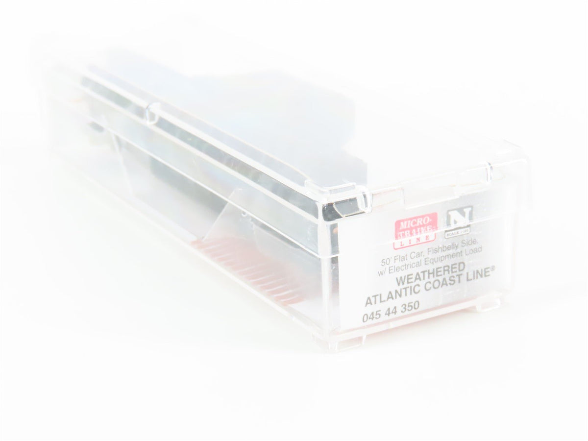 N Micro-Trains MTL 04544350 ACL Atlantic Coast Line 50&#39; Flatcar #77409 WEATHERED