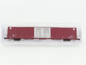N Scale Bluford Shops 86605 ATSF Santa Fe Railroad 86' Auto Parts Box Car #36691