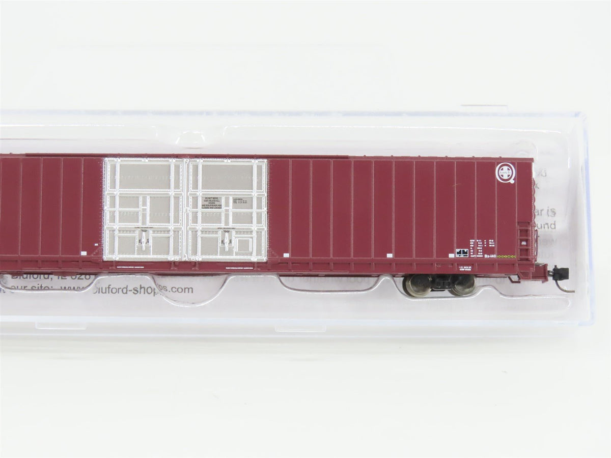 N Scale Bluford Shops 86605 ATSF Santa Fe Railroad 86&#39; Auto Parts Box Car #36691