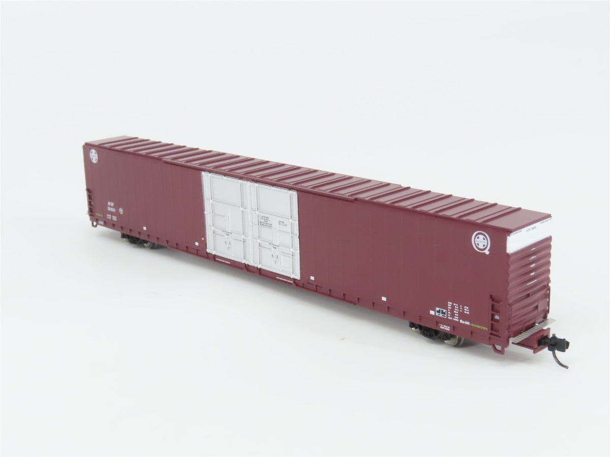 N Scale Bluford Shops 86605 ATSF Santa Fe Railroad 86&#39; Auto Parts Box Car #36691