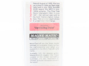 N Micro-Trains MTL 120040 MEC Maine Central 40' USRA 1923 Boxcar #5530