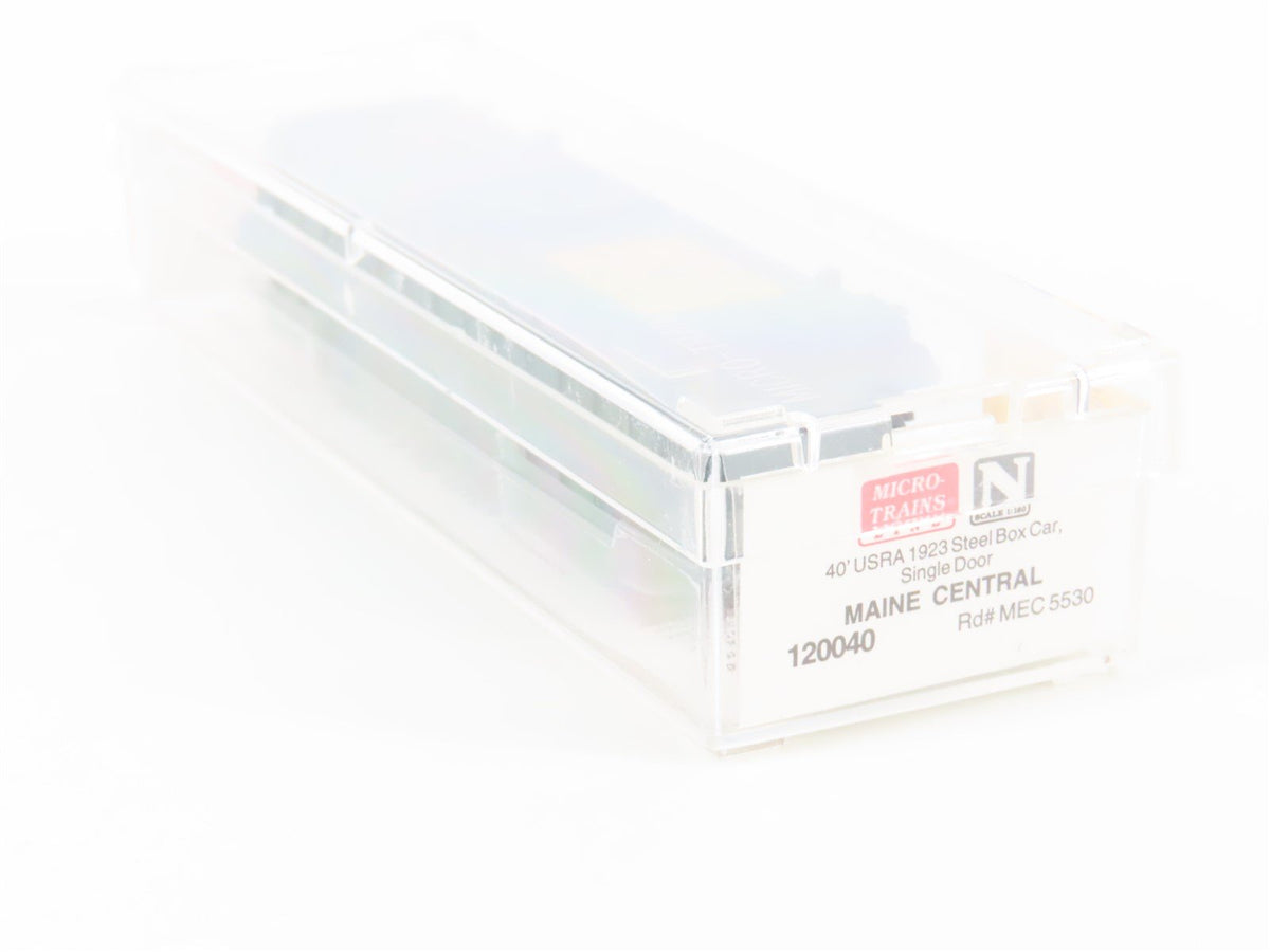 N Micro-Trains MTL 120040 MEC Maine Central 40&#39; USRA 1923 Boxcar #5530