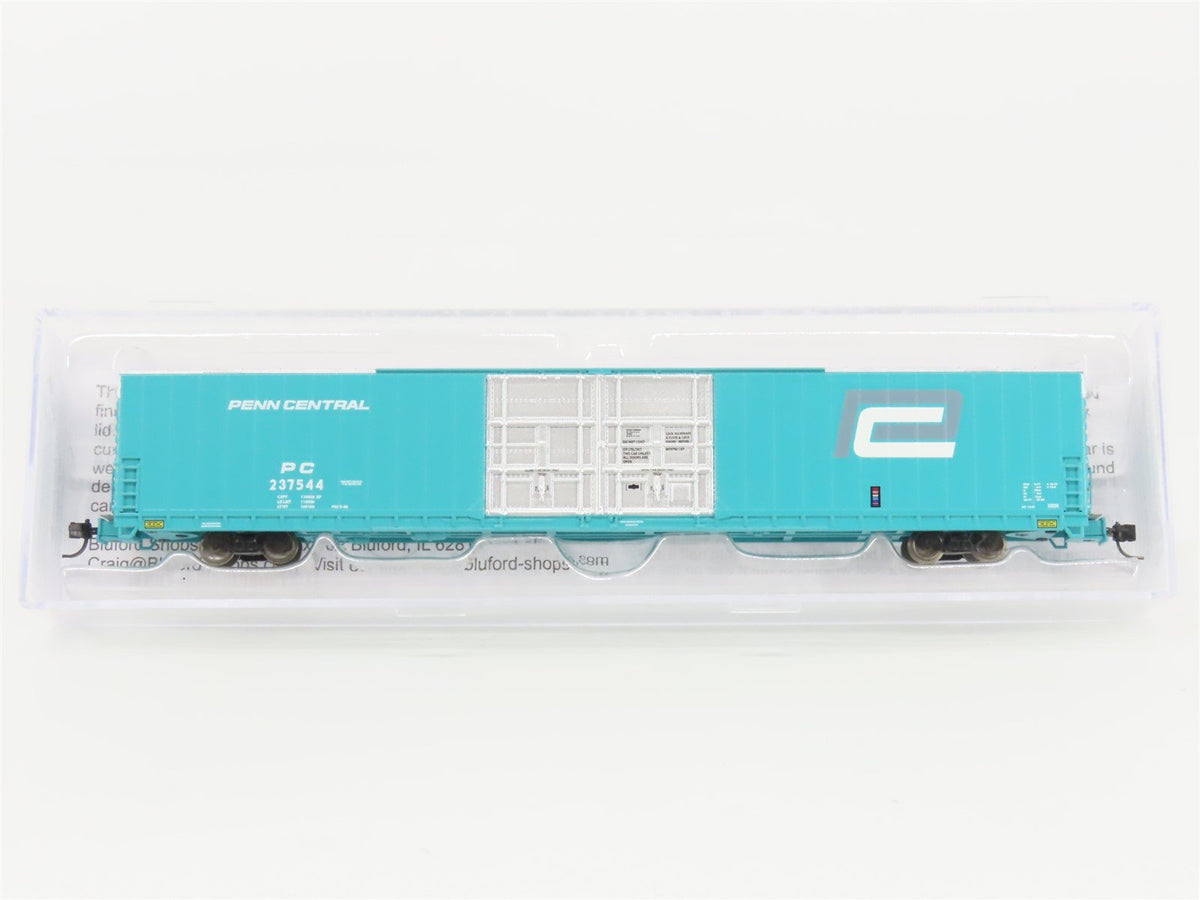 N Scale Bluford Shops 86701 PC Penn Central 86&#39; Auto Parts Box Car #237544