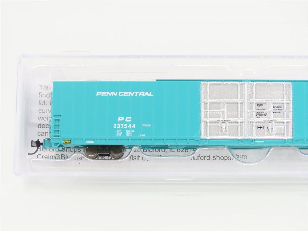 N Scale Bluford Shops 86701 PC Penn Central 86&#39; Auto Parts Box Car #237544