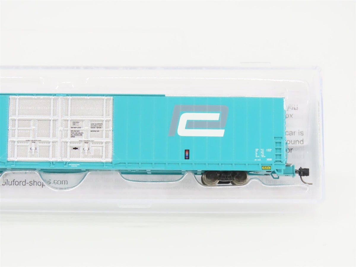 N Scale Bluford Shops 86701 PC Penn Central 86&#39; Auto Parts Box Car #237544