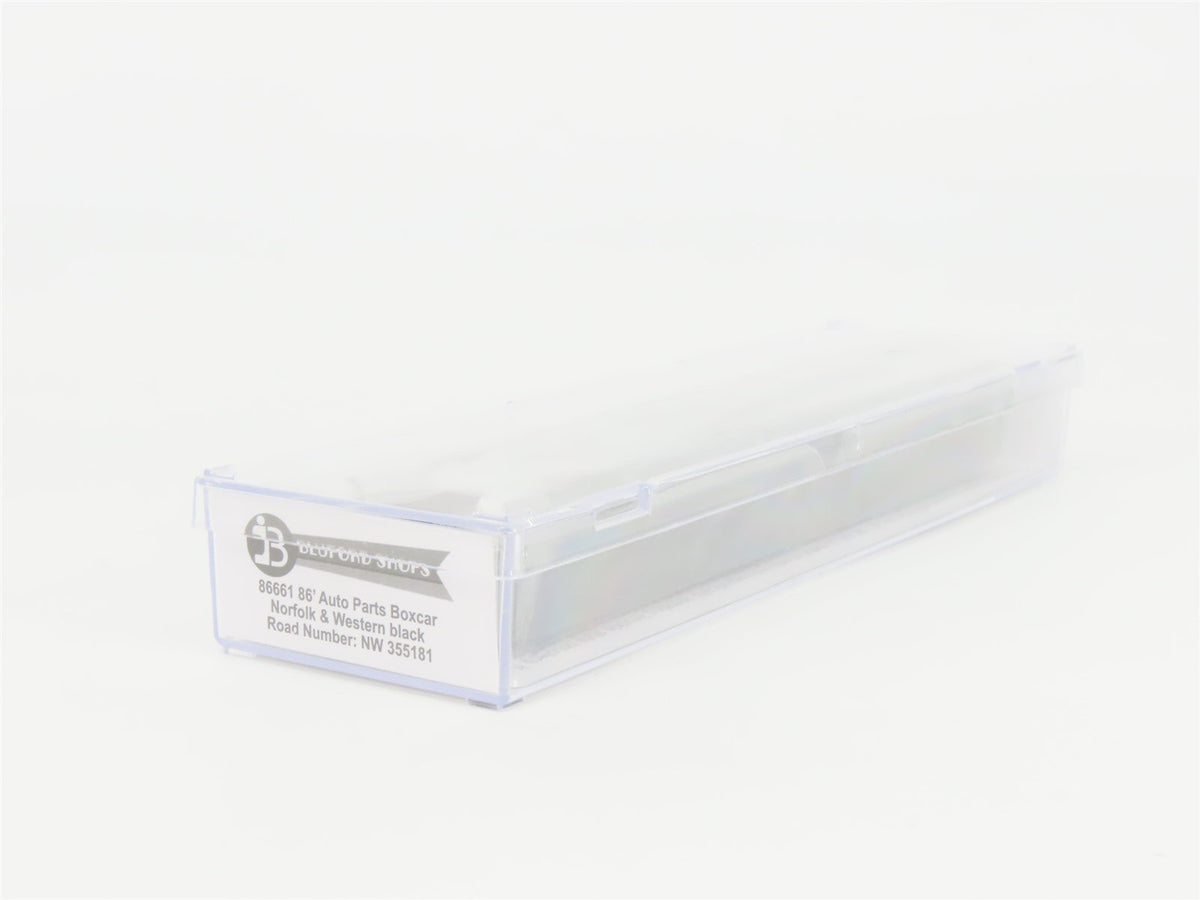 N Scale Bluford Shops 86661 NW Norfolk &amp; Western 86&#39; Auto Parts Box Car #355181