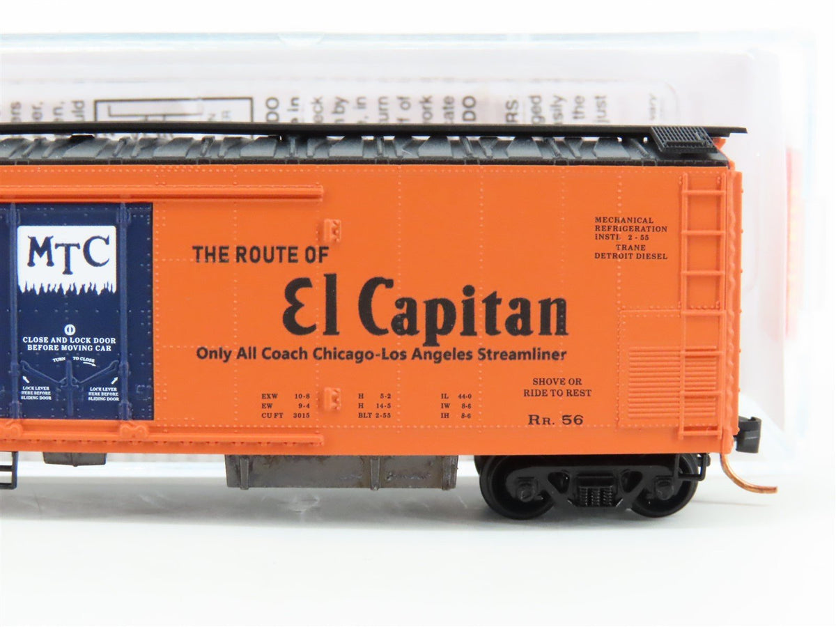 N Scale Micro-Trains MTL 06900220 SFRD Santa Fe El Capitan 51&#39; Mech Reefer #2103