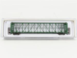 N Scale Rapido 562001A BCOL BC Rail Centerbeam Flat Car #730403