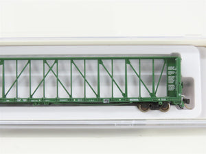 N Scale Rapido 562001A BCOL BC Rail Centerbeam Flat Car #730436
