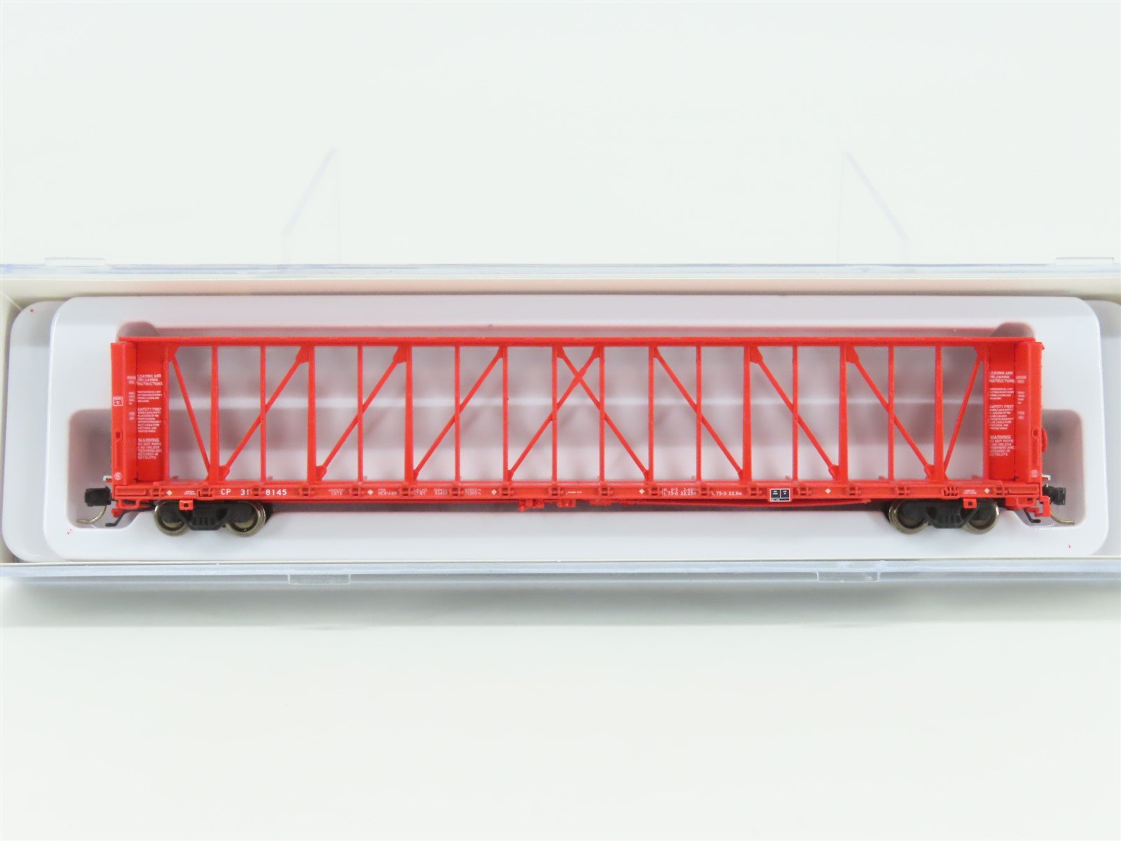 N Scale Rapido 562004A CP Rail Centerbeam Flat Car #318145
