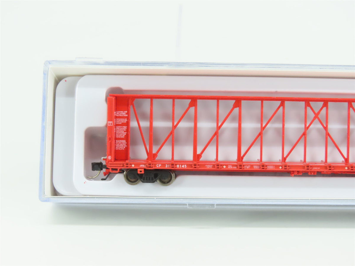 N Scale Rapido 562004A CP Rail Centerbeam Flat Car #318145