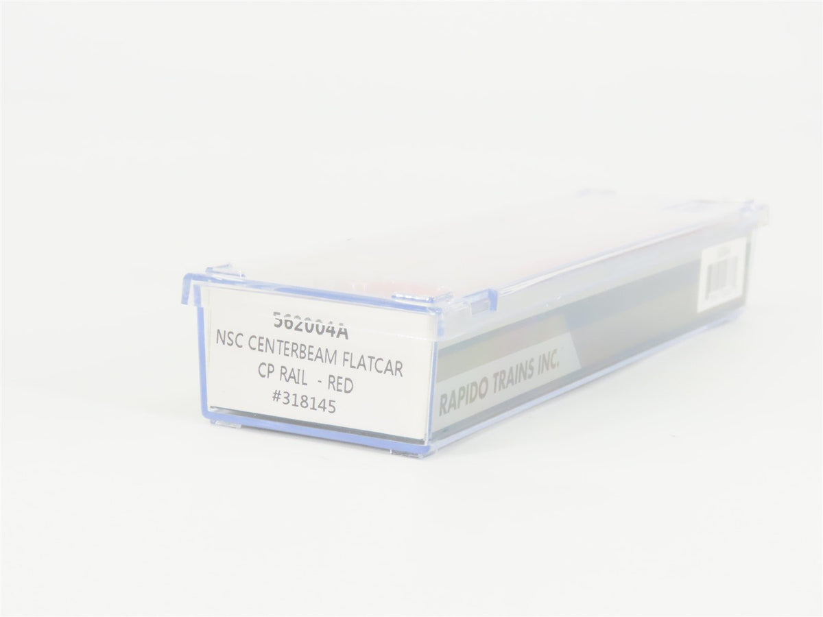 N Scale Rapido 562004A CP Rail Centerbeam Flat Car #318145