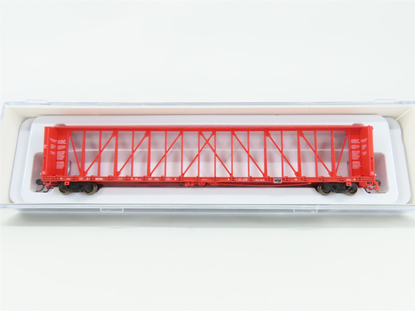 N Scale Rapido 562004A CP Rail Centerbeam Flat Car #318086