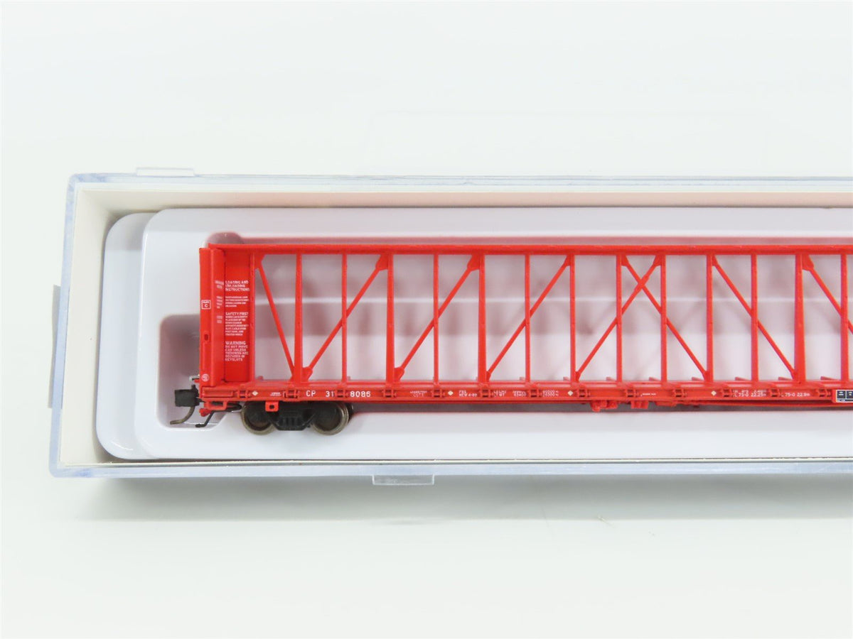 N Scale Rapido 562004A CP Rail Centerbeam Flat Car #318086