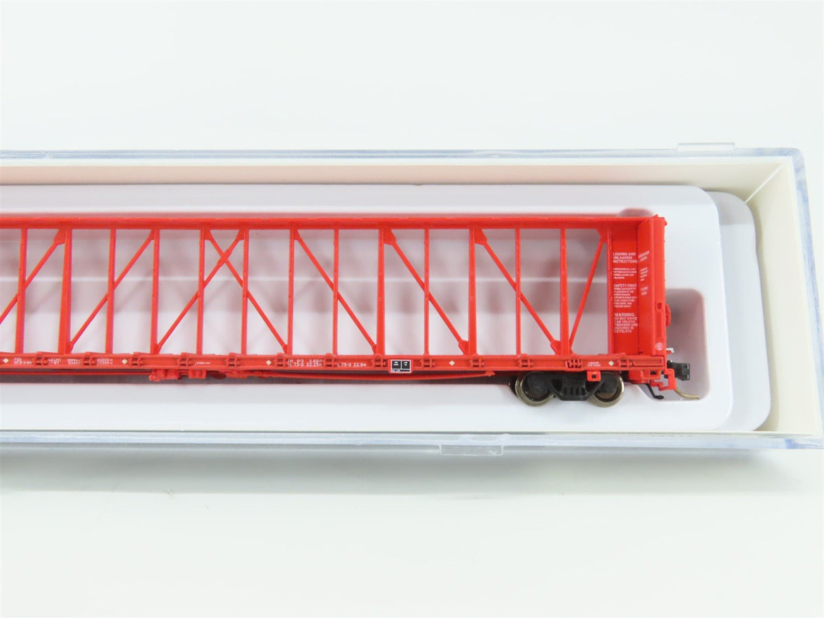N Scale Rapido 562004A CP Rail Centerbeam Flat Car #318086