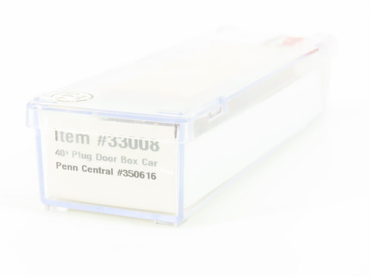 N Scale Atlas Trainman 33008 PC Penn Central 40&#39; Plug Door Boxcar #350616
