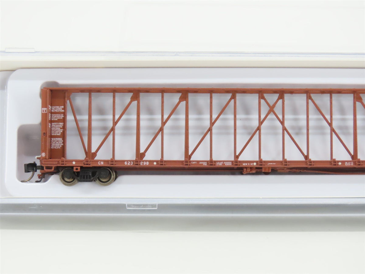 N Scale Rapido 562003A CP Rail Centerbeam Flat Car #623298
