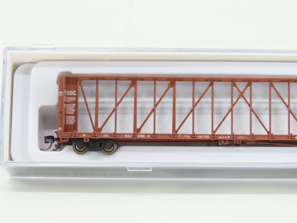 N Scale Rapido 562003A CP Rail Centerbeam Flat Car #623290