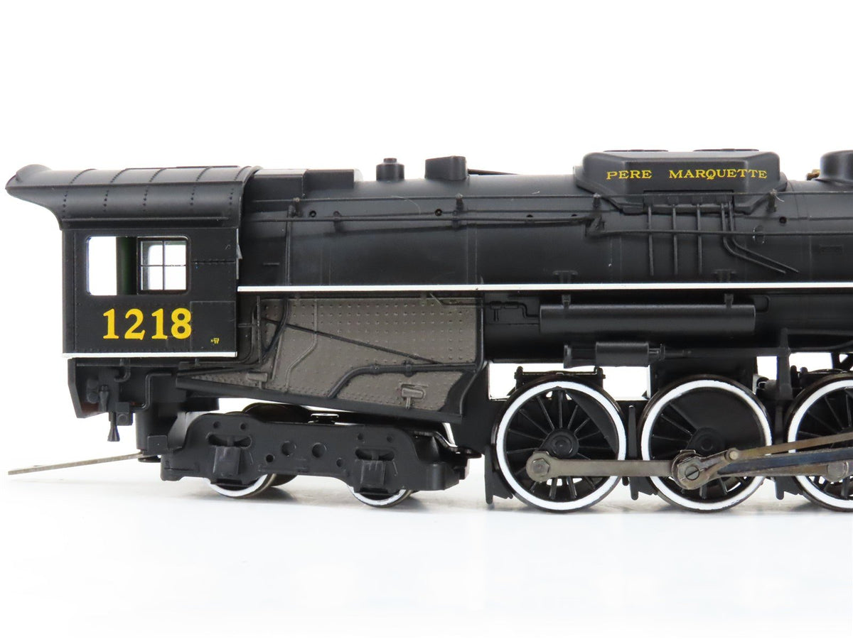 HO Scale Bachmann 50902 PM Pere Marquette 2-8-4 Berkshire Steam #1218 w/ DCC