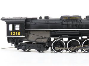 HO Scale Bachmann 50902 PM Pere Marquette 2-8-4 Berkshire Steam #1218 w/ DCC