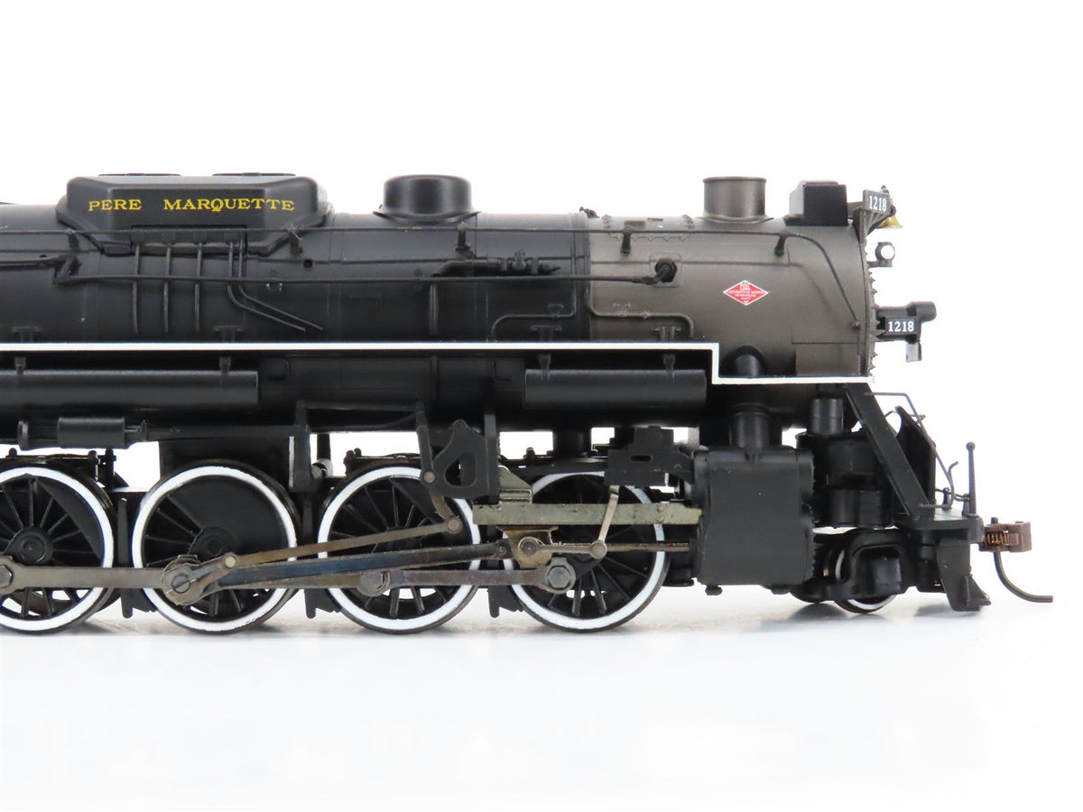 HO Scale Bachmann 50902 PM Pere Marquette 2-8-4 Berkshire Steam #1218 w/ DCC