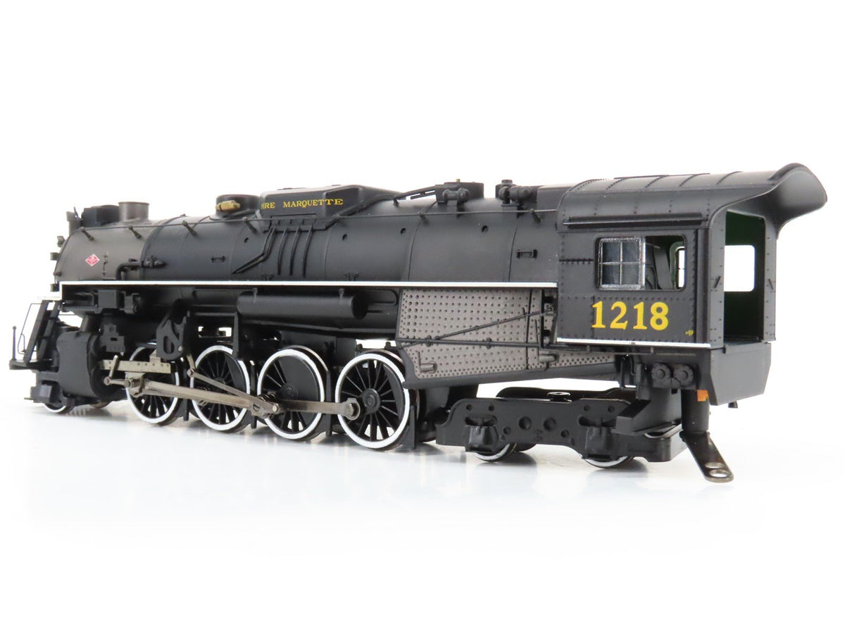 HO Scale Bachmann 50902 PM Pere Marquette 2-8-4 Berkshire Steam #1218 w/ DCC