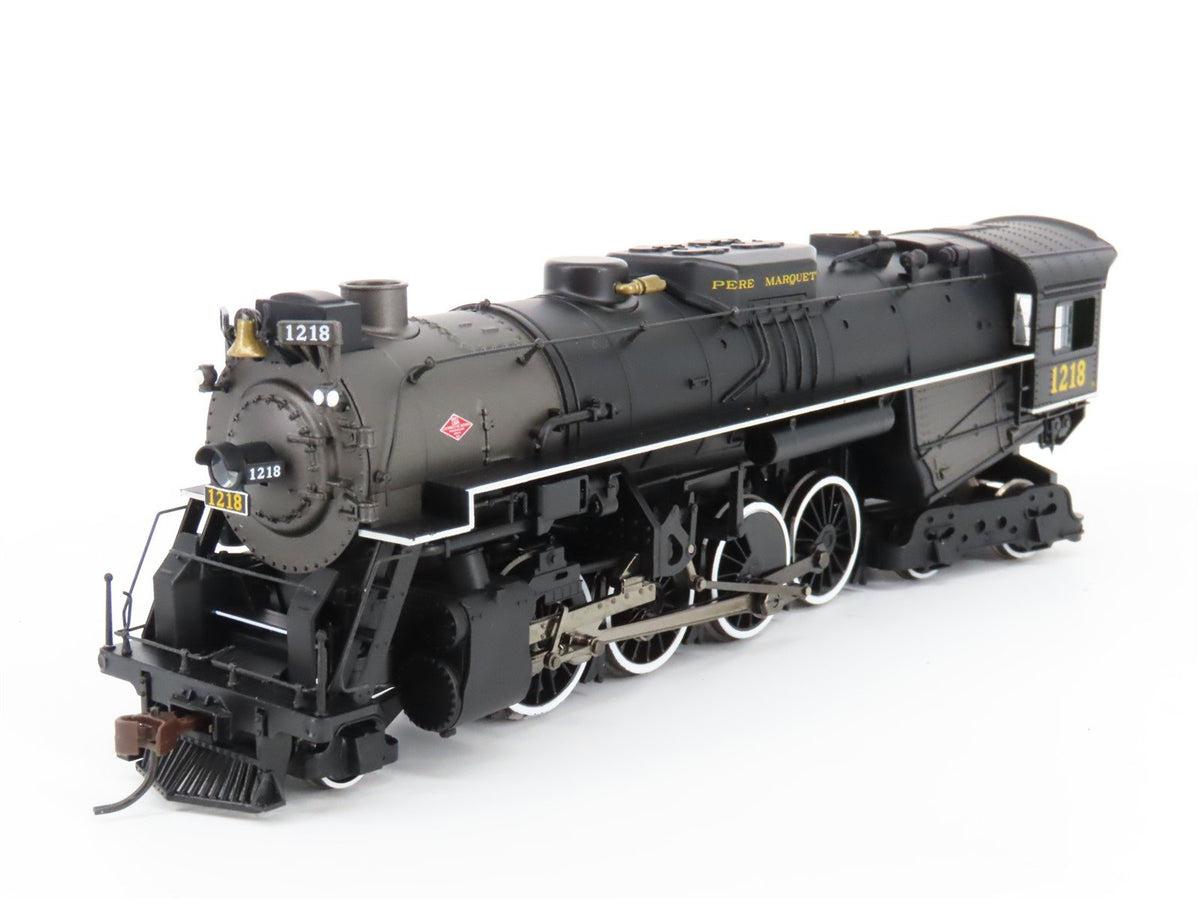 HO Scale Bachmann 50902 PM Pere Marquette 2-8-4 Berkshire Steam #1218 w/ DCC