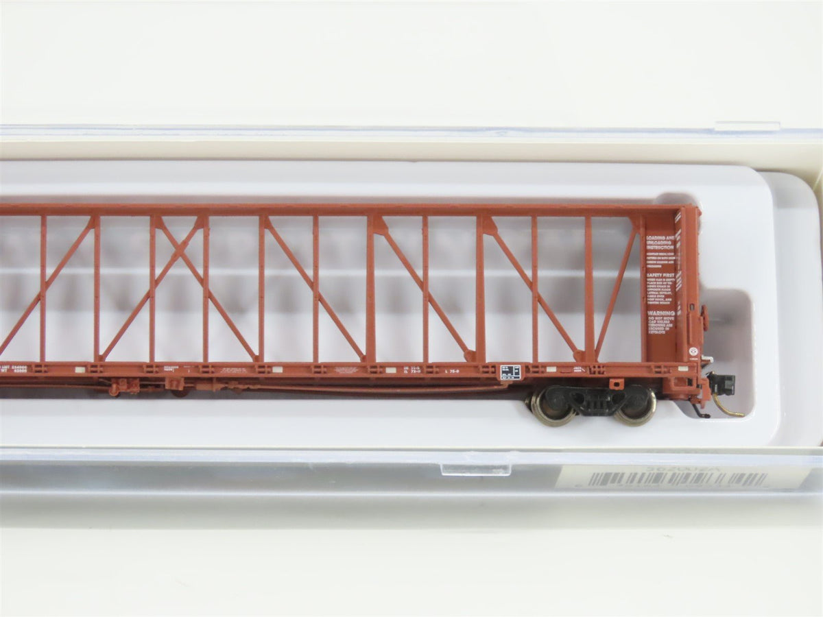 N Scale Rapido 562002A BNSF Railway Centerbeam Flat Car #562878