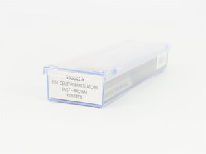 N Scale Rapido 562002A BNSF Railway Centerbeam Flat Car #562878