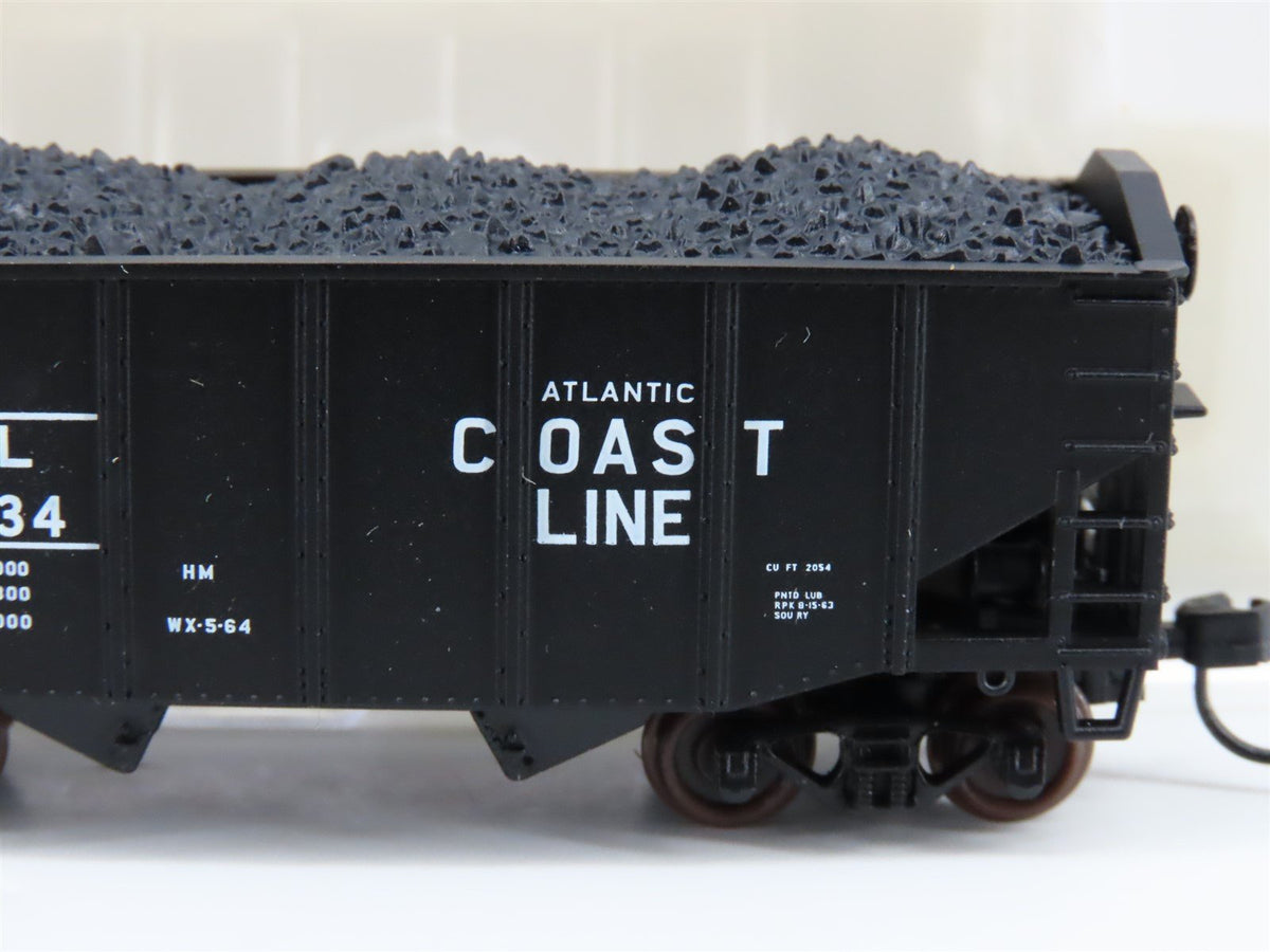 N Scale Atlas 41003 ACL Atlantic Coast Line 2-Bay Hopper #81234 w/ Load