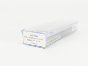 N Scale Rapido 562005A MSDR Mississippi Delta Centerbeam Flat Car #20040