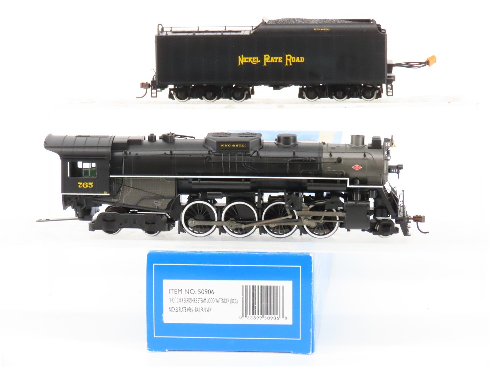 HO Scale Bachmann 50906 NKP Nickel Plate Road 2-8-4 Berkshire Steam #765 w/ DCC