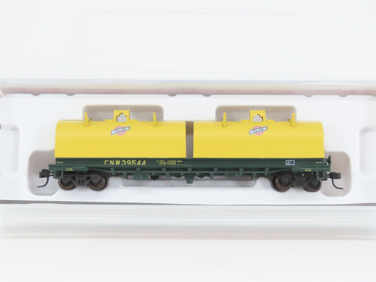N Scale Atlas 50005718 CNW Chicago &amp; North Western 48&#39; Cushion Coil Car #39544