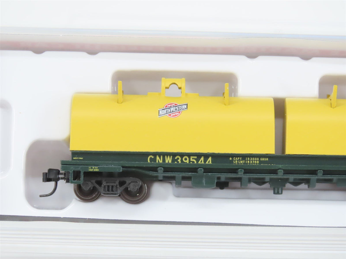 N Scale Atlas 50005718 CNW Chicago &amp; North Western 48&#39; Cushion Coil Car #39544