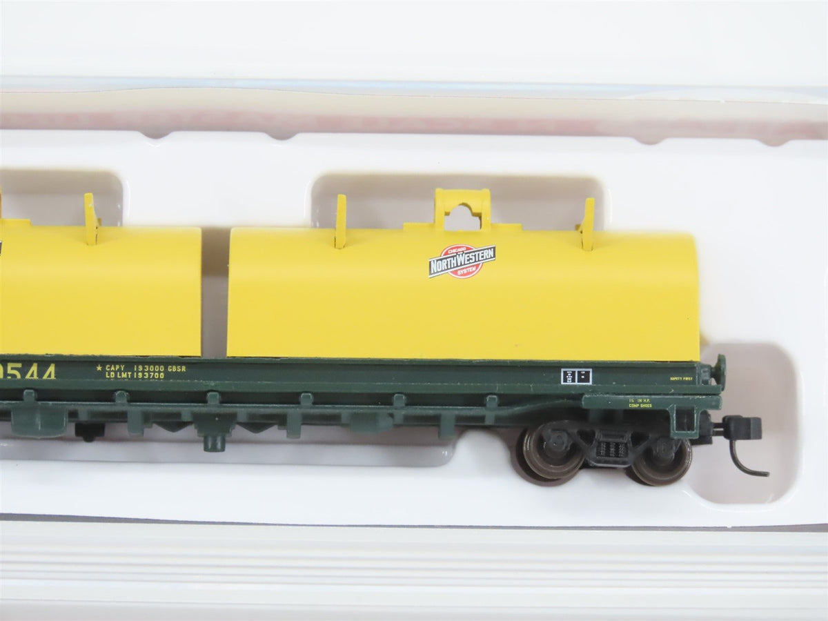 N Scale Atlas 50005718 CNW Chicago &amp; North Western 48&#39; Cushion Coil Car #39544