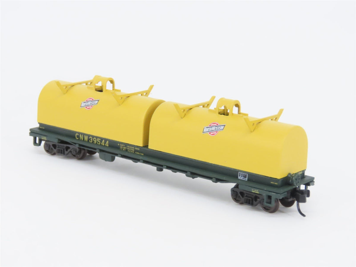 N Scale Atlas 50005718 CNW Chicago &amp; North Western 48&#39; Cushion Coil Car #39544