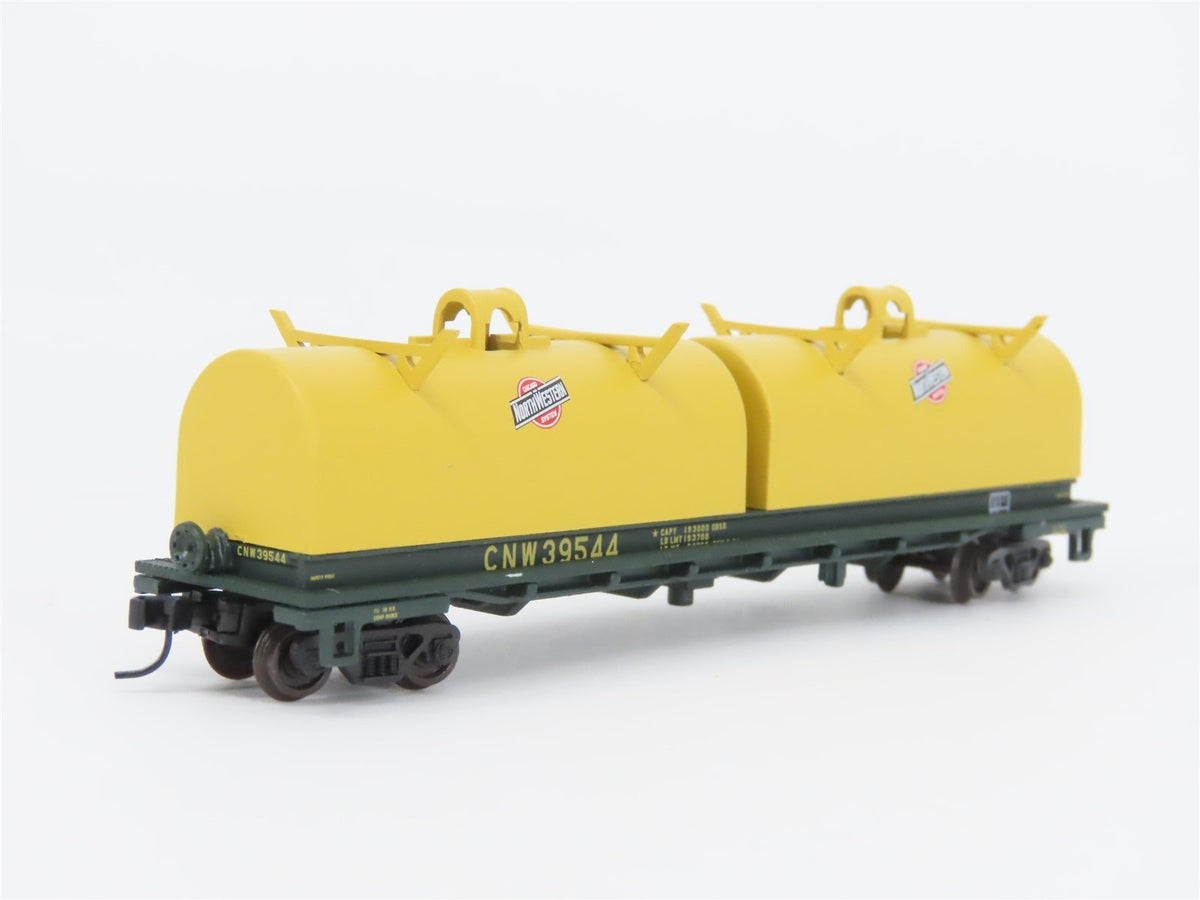 N Scale Atlas 50005718 CNW Chicago &amp; North Western 48&#39; Cushion Coil Car #39544