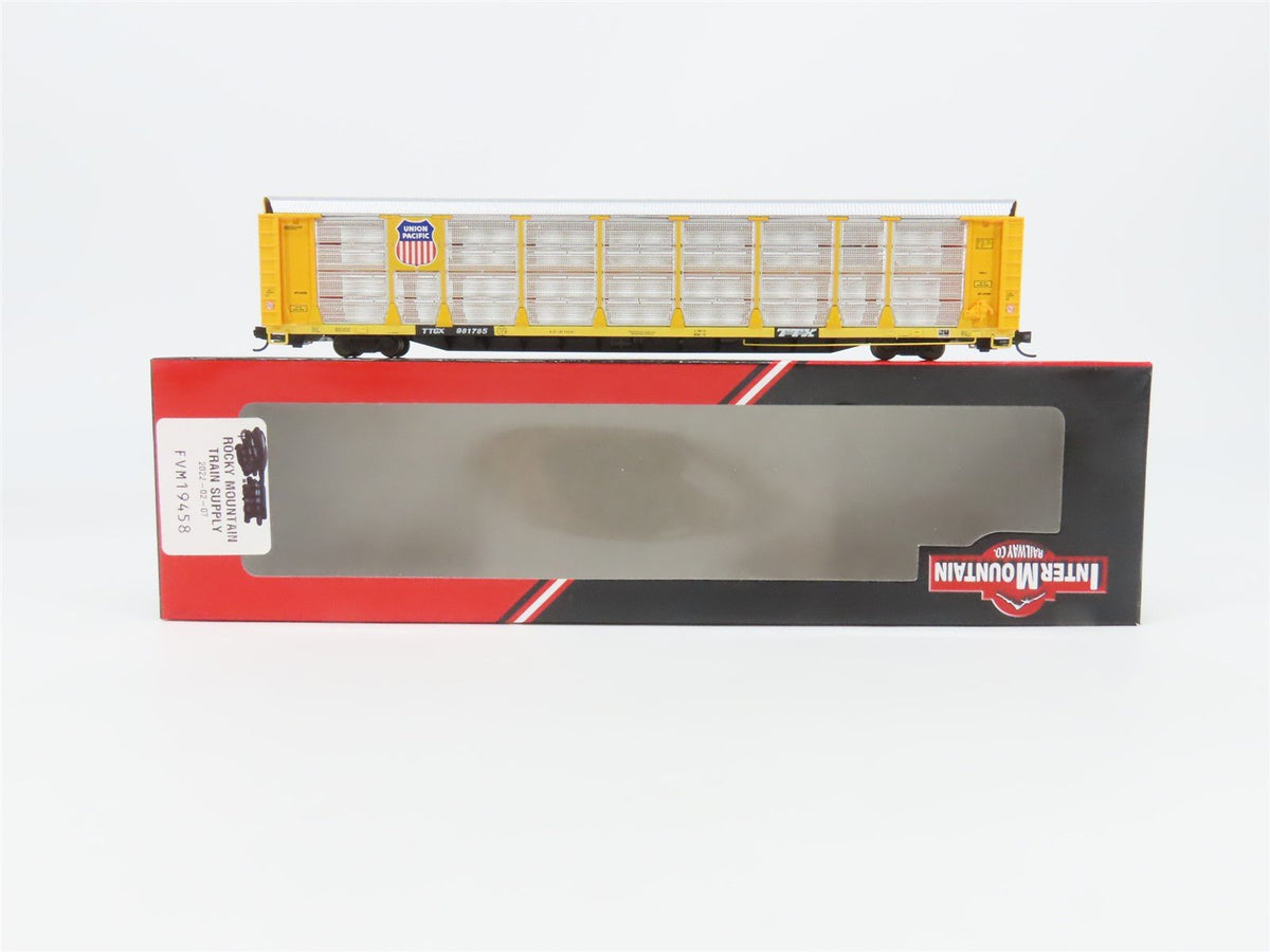 N Scale InterMountain 19458-04 TTGX UP Union Pacific Bi-Level Auto Rack #981785