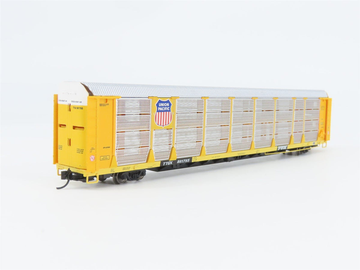 N Scale InterMountain 19458-04 TTGX UP Union Pacific Bi-Level Auto Rack #981785