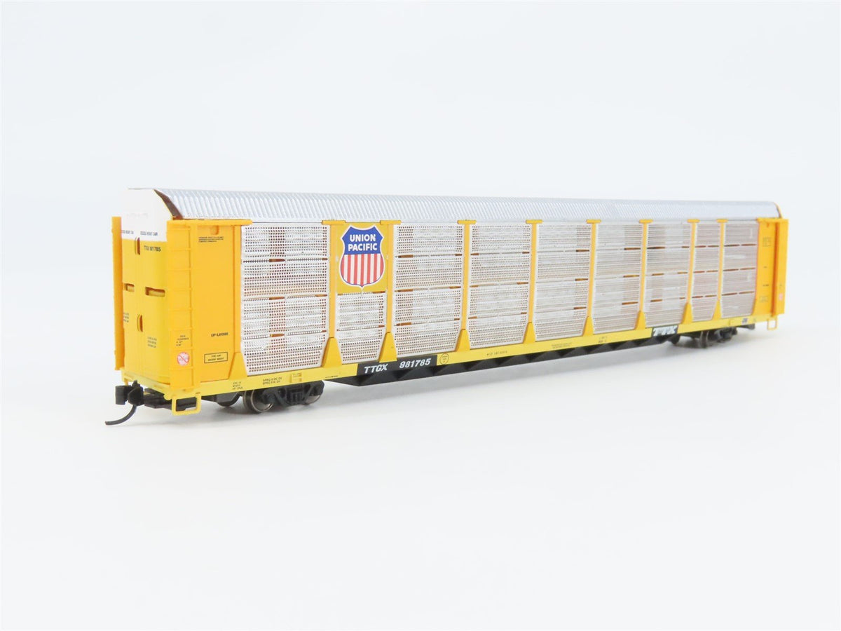 N Scale InterMountain 19458-04 TTGX UP Union Pacific Bi-Level Auto Rack #981785