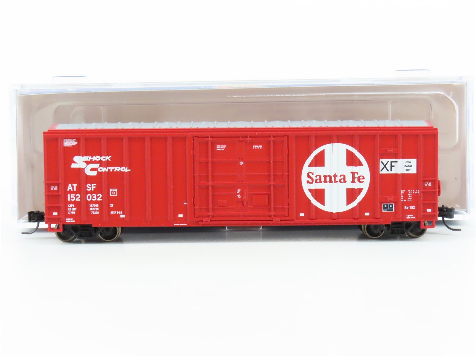 N Scale Athearn ATH3757 ATSF Santa Fe 50' Single Door FMC PD Boxcar #152032