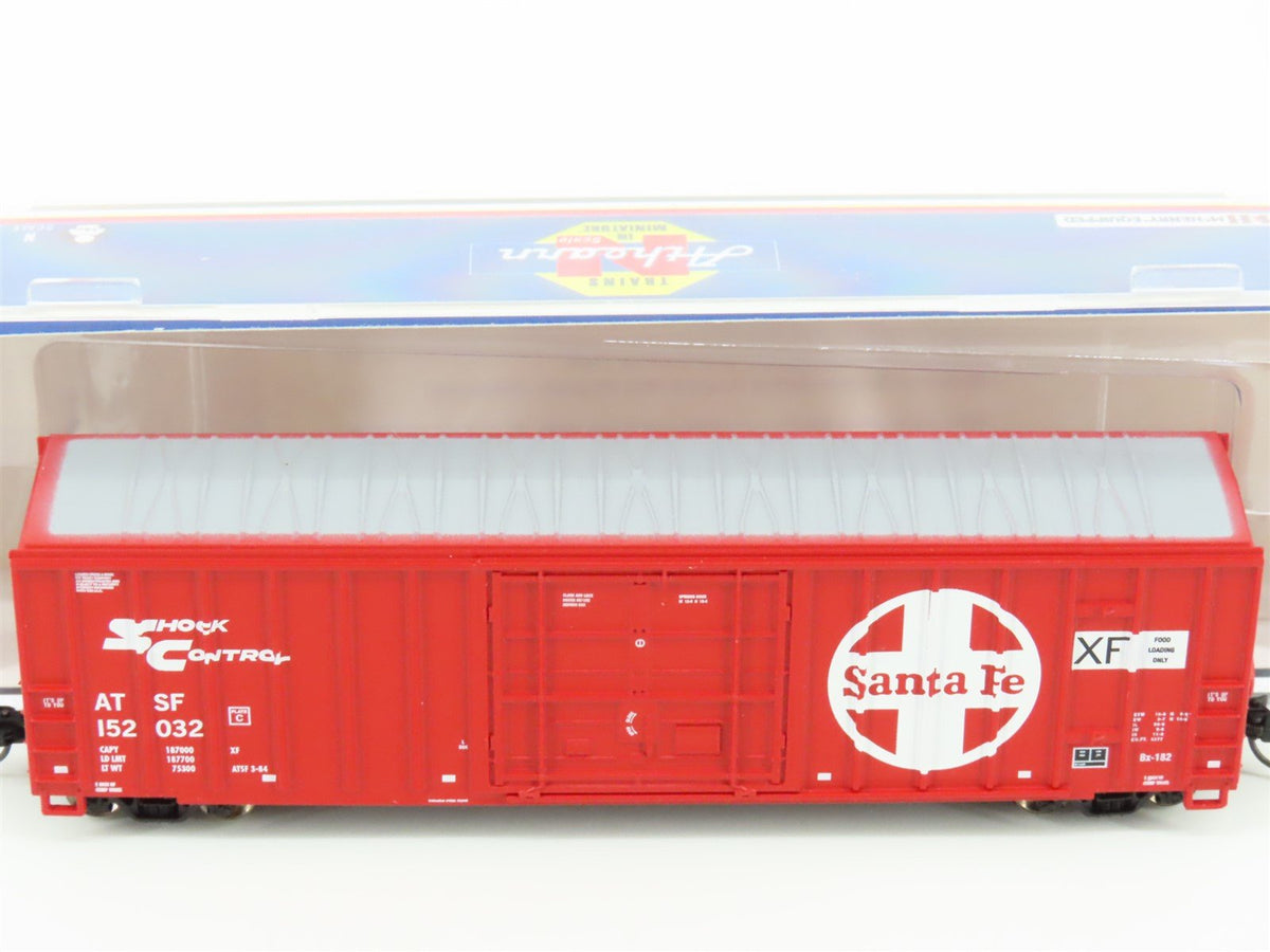 N Scale Athearn ATH3757 ATSF Santa Fe 50&#39; Single Door FMC PD Boxcar #152032