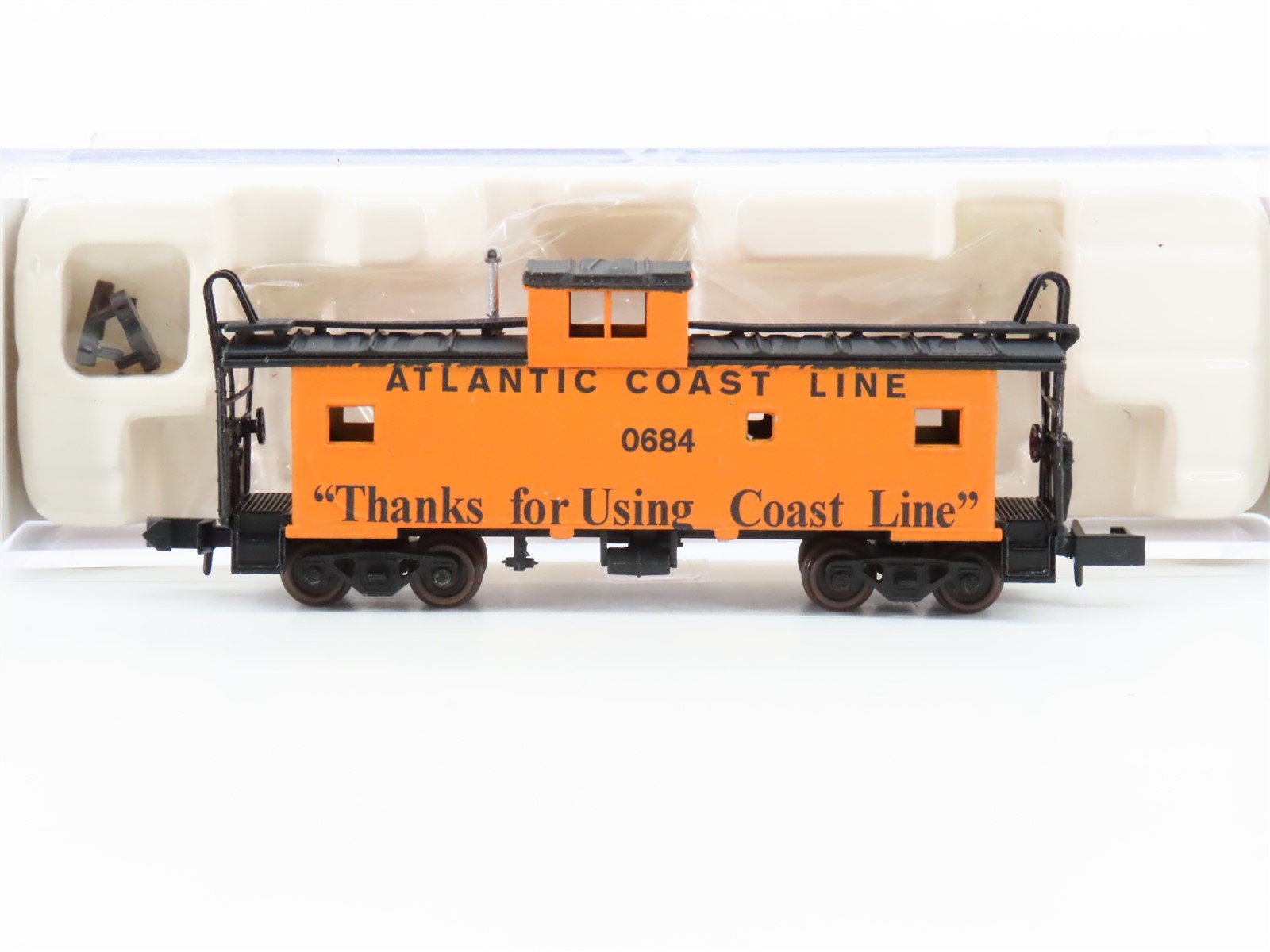 N Scale Atlas ACL Railway "Thanks For Using Coast Line" Caboose #0684 CUSTOM