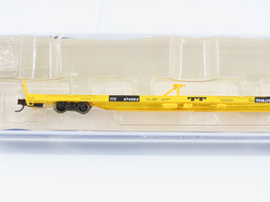 N Scale TrainWorx 28545-19 TTX Trailer Train 85' Flat Car #474002