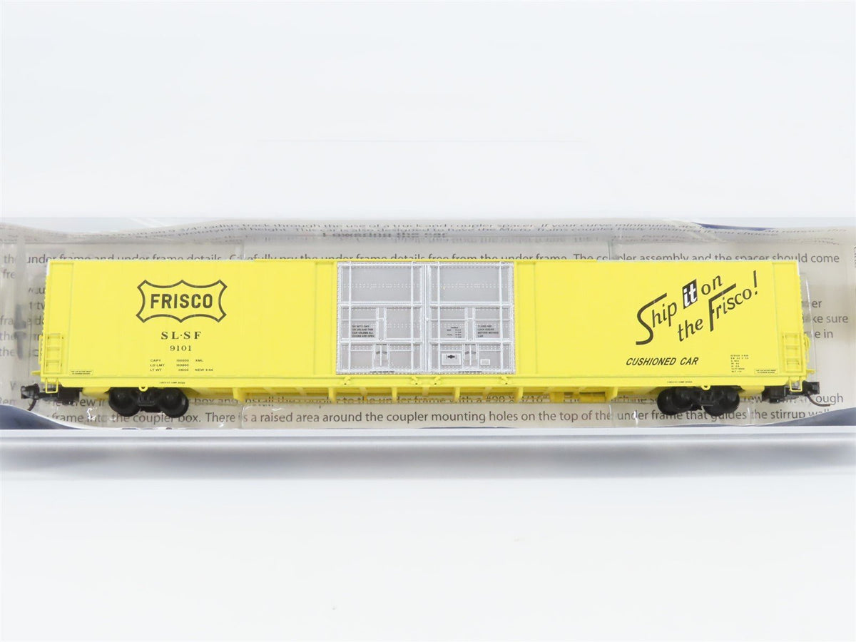 N Scale TrainWorx 2936-01 SL-SF Frisco 86&#39; Auto Parts Box Car #9101