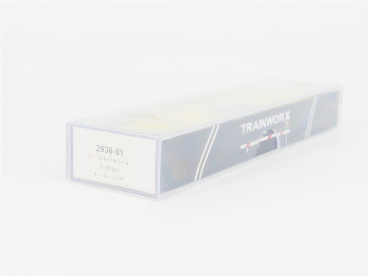 N Scale TrainWorx 2936-01 SL-SF Frisco 86&#39; Auto Parts Box Car #9101