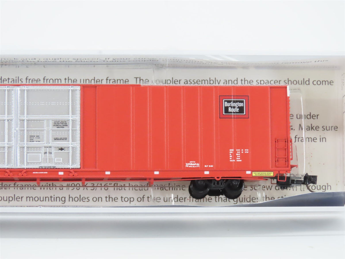 N Scale TrainWorx 2904-04 CB&amp;Q Burlington Route 86&#39; Auto Parts Box Car #15012