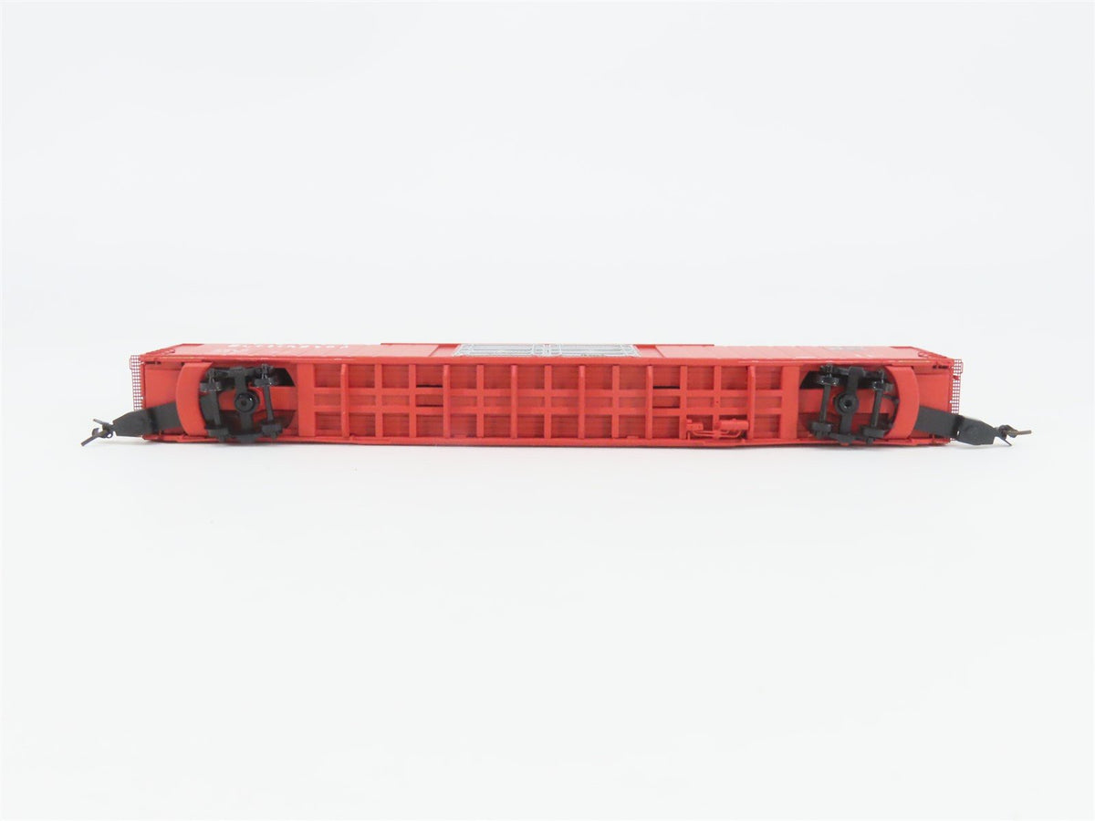 N Scale TrainWorx 2904-04 CB&amp;Q Burlington Route 86&#39; Auto Parts Box Car #15012